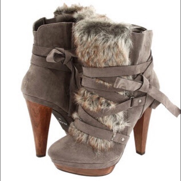 Aldo Shoes - EUC Aldo Fur Boot heels